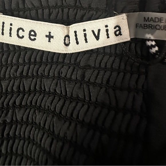 NWT Alice + Olivia Julietta Plaid Side Slit Slip Dress Satin Multicolor Sz 0 - Picture 5 of 14